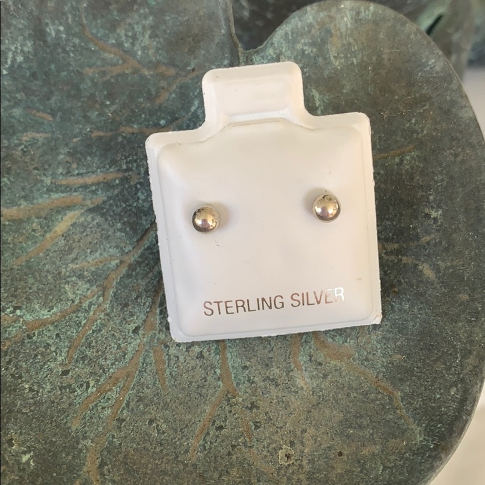 LAST.........Sterling silver Balls studs